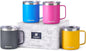 SUNWILL Travel Coffee Mugs Set of 4, Insulated Tumbler by SUNWILL