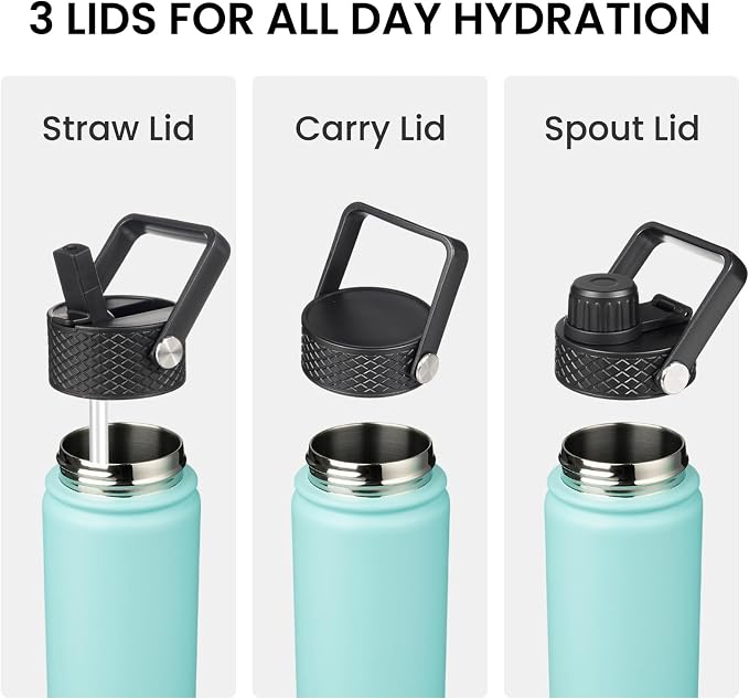 Konokyo 24 oz Insulated Stainless Steel Water Bottle - Image 4
