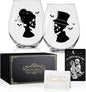 Perfectinsoy Skull Wine Glass 2 Piece by Perfectinsoy