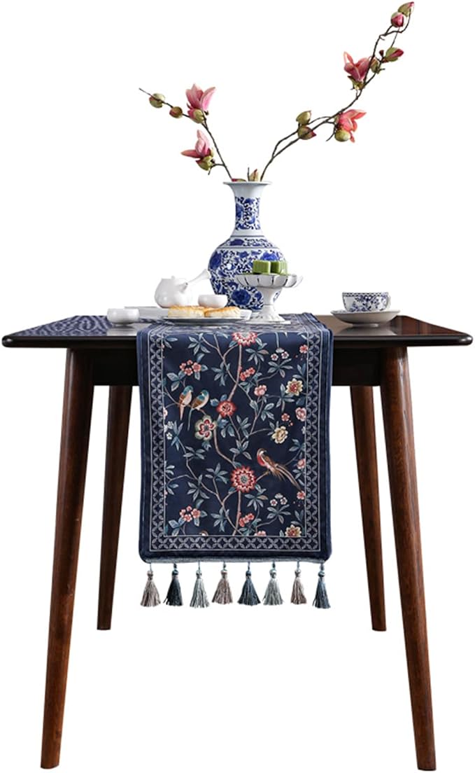 Patdrea Designer Elegant French Velvet Table Runner, Thanksgiving Dining Table - Image 3