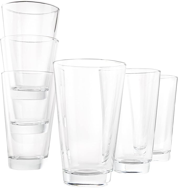 Vikko 9.5 Ounce Water Tumblers, All Purpose Drinking Glasses, Thick and Durable - Image 8