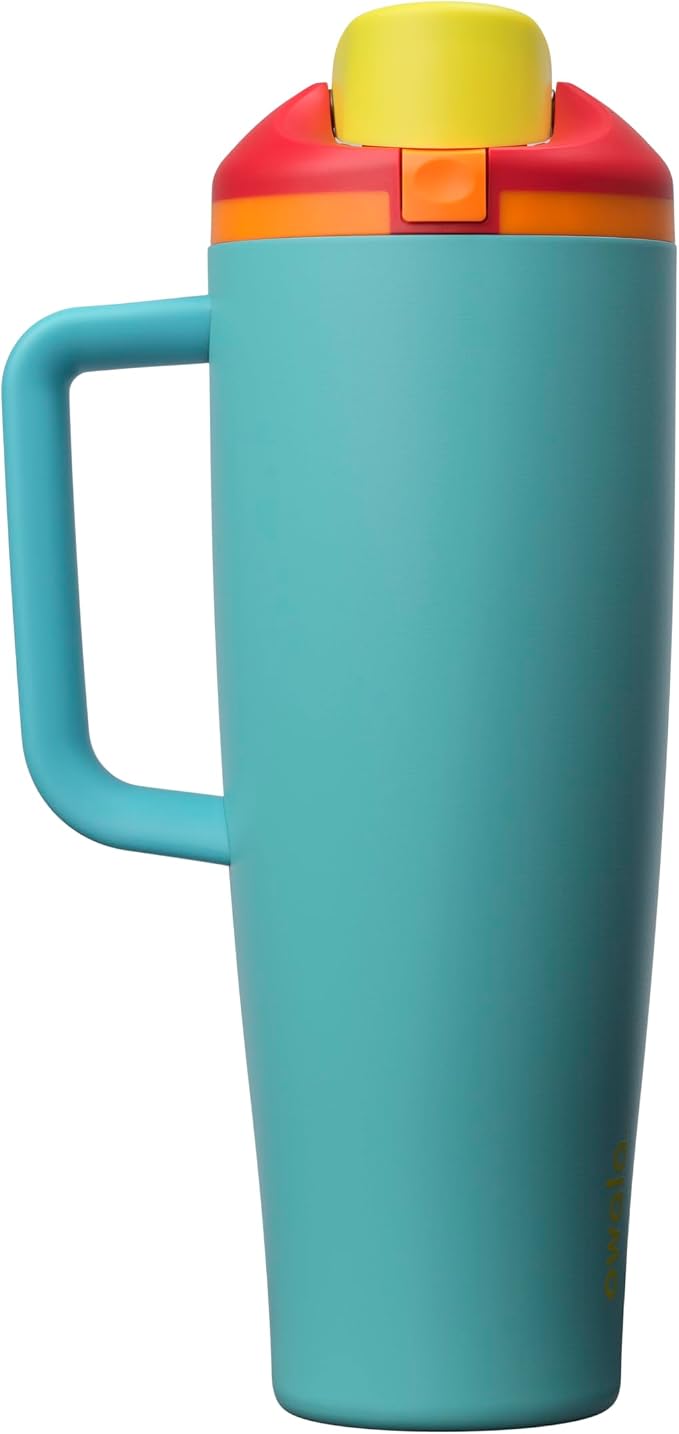 Owala FreeSip Tumbler Stainless Steel Water Bottle 40 oz Summer Sweetness | by Unknown