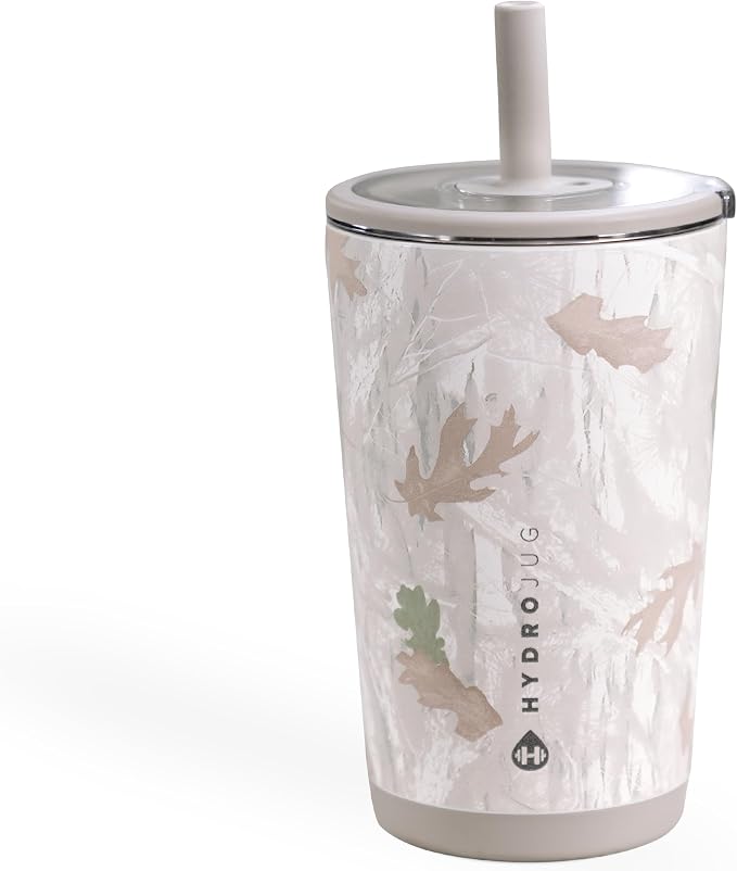 HydroJug Everyday Tumbler 14 oz, Ceramic-Lined Straw Cup by Hydrojug