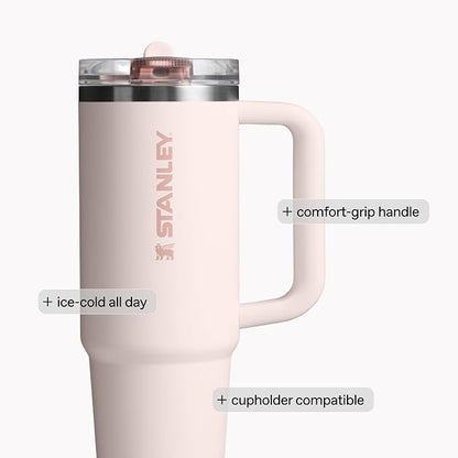 STANLEY Quencher ProTour Flipstraw Tumbler, 20 oz, Hot Pink | Built-In Straw & - Image 7