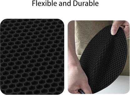 Silicone Non-Slip, Heat Resistant & Water-Trapping Trivet Mats - Image 3