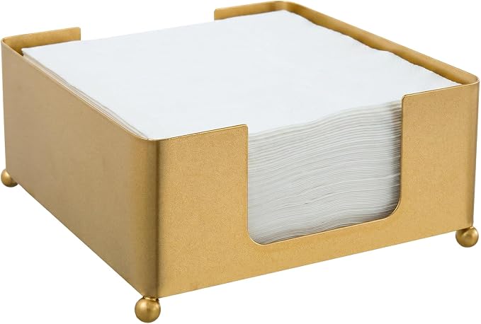 MyGift Modern Metal Square Napkin Holder by MyGiftHome
