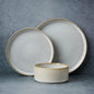 Famiware Star Stoneware Dinnerware Set, Reactive Glaze Plates & Bowls by Famiware