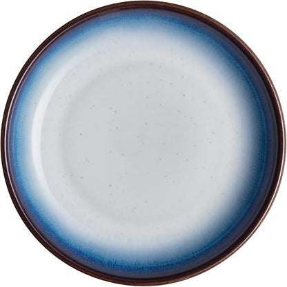 Denby - Blue Haze Coupe Cereal Bowls Set of 6 - Dishwasher Microwave Safe - Scratch Chip Resistant - Ceramic Stoneware Soup Bowls Tableware