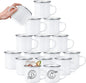YOUKE OLA 16 Pack Sublimation Blanks Enamel Mug Camping Outdoor Coffee Travel by YOUKEOLA