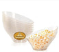R-kay 6 Pack Gold Glitter Angled Candy Bowls - Large Gold Plastic bowls - Premium Plastic Serving Bowls Heavy Duty For Weddings Catering, parties, And All Occasions.