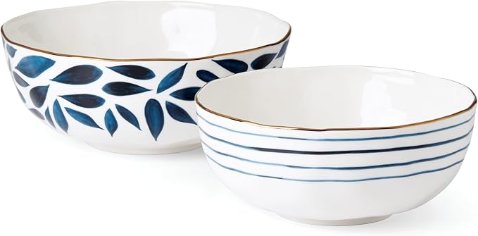 Lenox Blue Bay 2-Piece Nesting Bowl Set by Lenox
