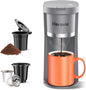Small Single Serve Coffee Maker, One Cup Coffee Machine by Horavie