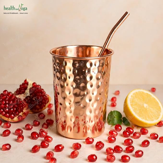 HealthAndYoga™ qCup Pure Copper Tumblers - Image 7