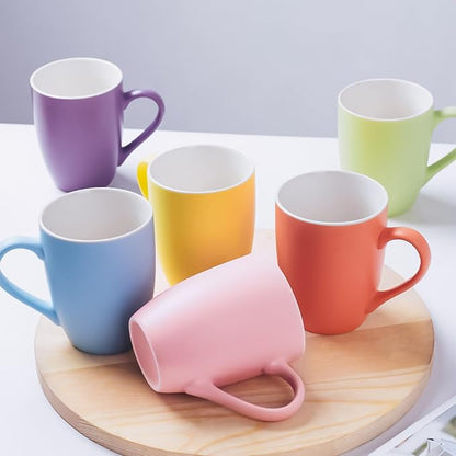 Coffee Mugs Set of 6, 12oz Ceramic Coffee Mugs by Unknown