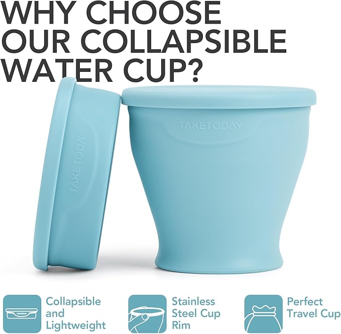 TakeToday Collapsible Cup 8 oz 2-Pack - Image 3
