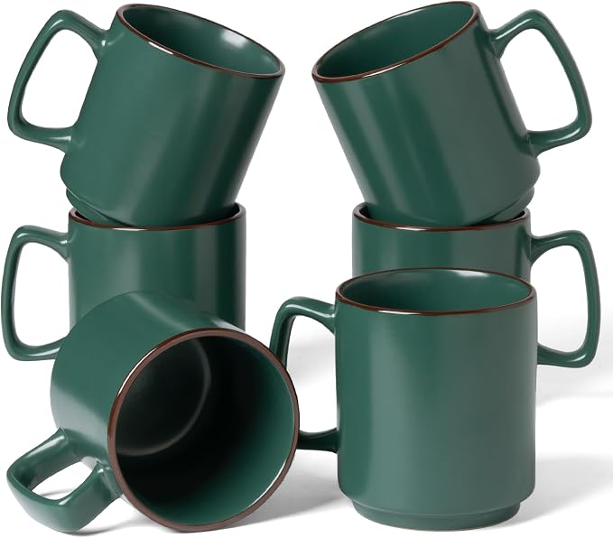 famiware Coffee Mugs Set of 6, Nebula 14oz Coffee Mugs Ceramic Cup Set | by Famiware