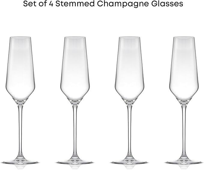 JoyJolt Champagne Glasses Layla Collection, Sparkling Wine, Anniversaries - Image 4