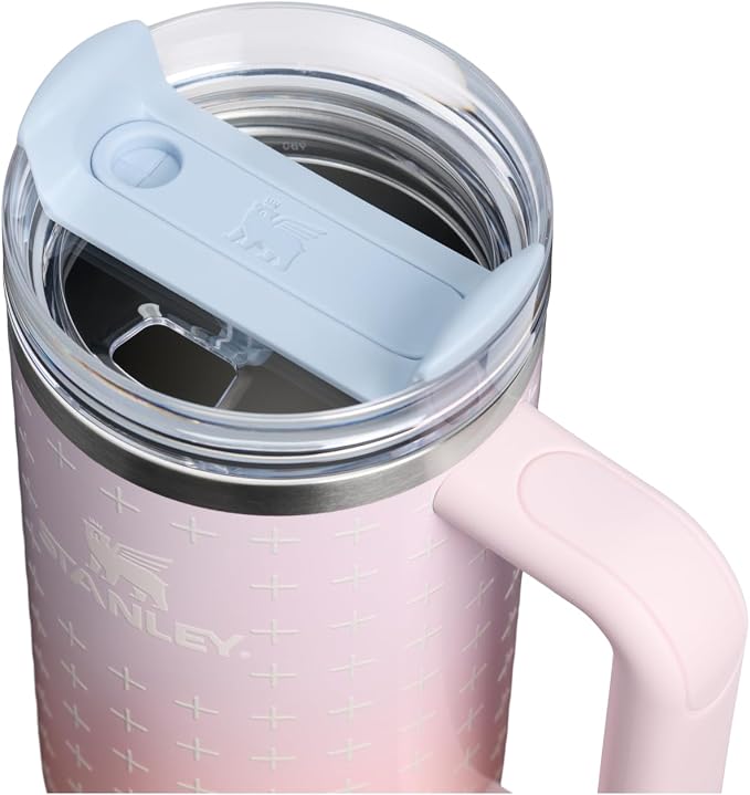 STANLEY Quencher H2.0 Flow State Tumbler, 30 oz, Sorbet Plus | Handle and Straw - Image 2