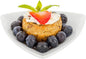 Restaurantware 4 Inch x 4 Inch Porcelain Appetizer Plates 10 Triangle Dipping Plates - Microwave-Safe Oven-Safe White Porcelain Sauce Dishes Chip-Resistant For Desserts Condiments Snacks