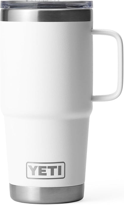 YETI Rambler 20 oz Travel Mug, Stainless Steel, Vacuum Insulated by YETI