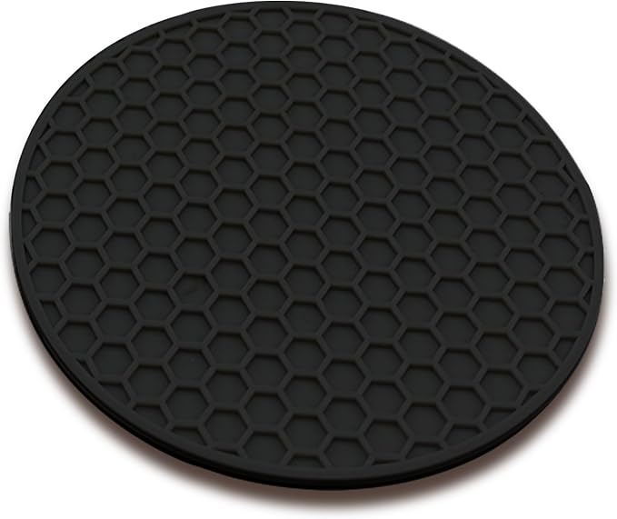 Silicone Non-Slip, Heat Resistant & Water-Trapping Trivet Mats by TENOC