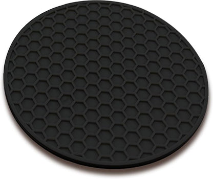 Silicone Non-Slip, Heat Resistant & Water-Trapping Trivet Mats by TENOC
