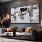 Wall Art Wall Decor Bedroom Pictures Artwork Abstract Wall Art Black And Gold Artwork Large Size Modern Painting Wall Decoration Pictures For Living Room Home Kitchen Office 30x60 Inch