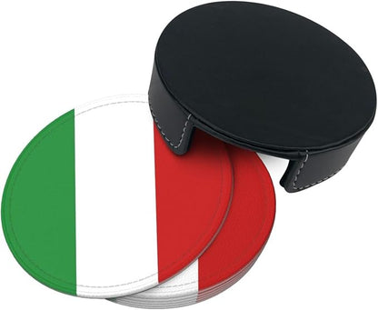 Italy Flag Coasters for Drinks - Image 9
