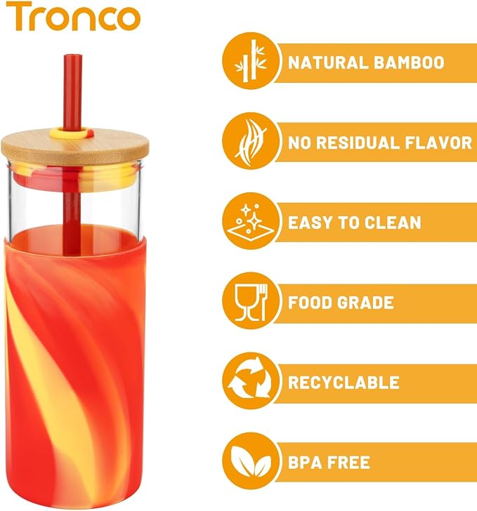 Tronco 20 oz Glass Tumbler - Image 4