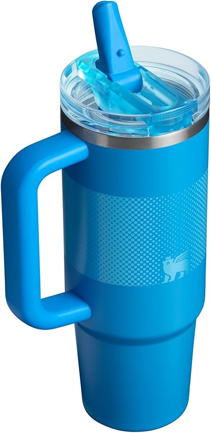 STANLEY Quencher ProTour Flipstraw Tumbler, 30 oz, Azure Fade | Built-In Straw - Image 3