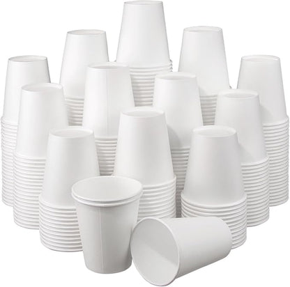 RAZCC 12 oz Paper Cups, 300 Pack 12oz Disposable Paper Coffee Cups, Coffee Cups by RAZCC