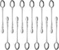 New Star Foodservice Rose Pattern Stainless Steel Iced Teaspoon, Commercial by NewStarFoodservice
