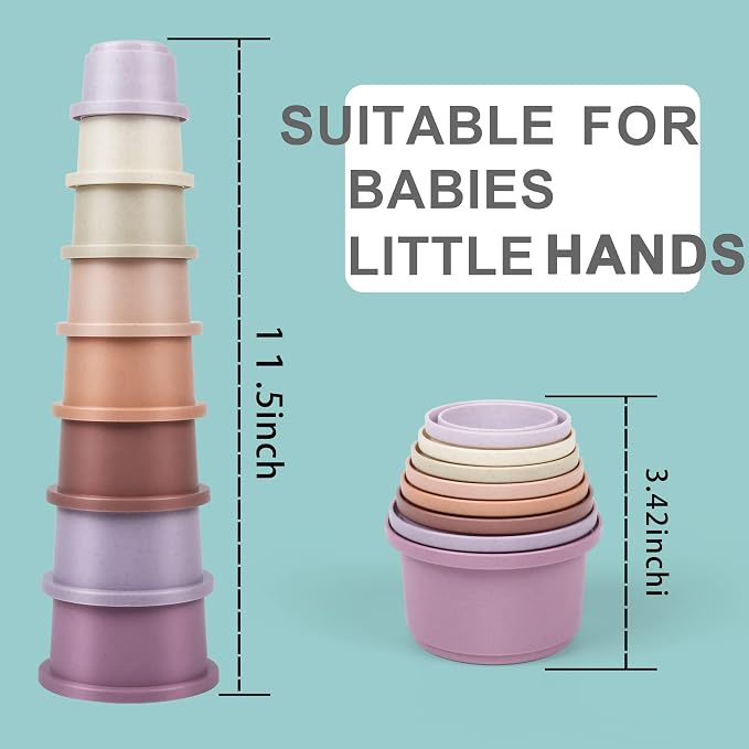 Baby Stacking Cups Toy - Image 7