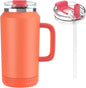 Hydraful 64 oz Tumbler with Handle and Straw by Hydraful