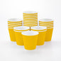 Restaurantware 8 Ounce Double Wall Disposable Coffee Cups, 500 Insulated Yellow by Restaurantware