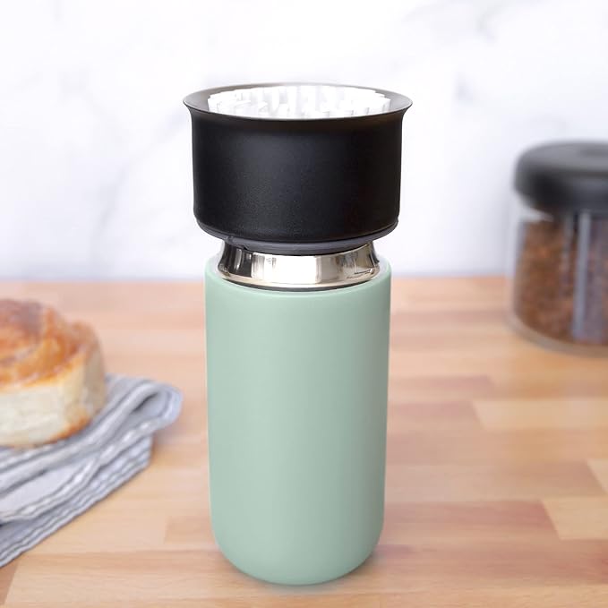 Fellow Carter Move Ceramic Lined Travel Coffee Mug 12 oz Stainless Steel | No - Image 5