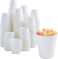 Lamosi 100 Pack 5 oz Paper Cups, Disposable Small Bathroom Cups 5oz, Mini Espresso Cups for Mouthwash, Travel, Party, Picnics, Home