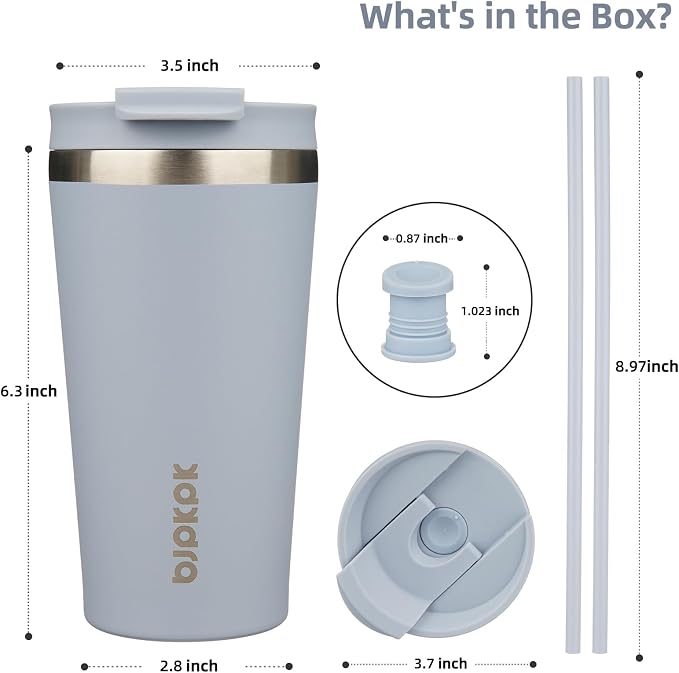 BJPKPK 18 oz Coffee Tumbler - Image 2
