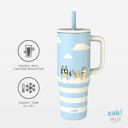 Zak Designs Bluey 30oz Spill-Proof Insulated Stainless Steel Travel Tumbler | - Image 4