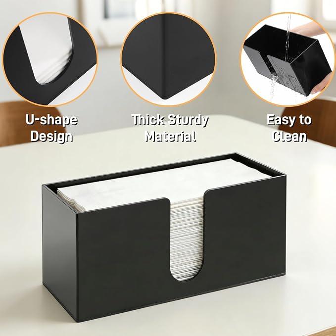 ZAVOOS 2 Pack Acrylic Paper Towel Holder, Suitable - Image 4