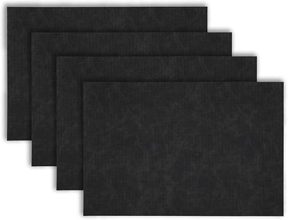 Placemats Set of 4 12" x 18" Heat-Resistant Table Mats for Dining Table Set for 4 Kitchen & Dining Room Decor Farmhouse, Boho, & Modern Style Easy to Clean, Durable & Stylish Table Decor