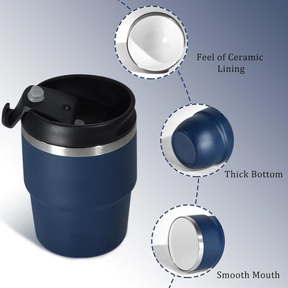 CHLJAR Espresso Cups, 6oz Insulated Espresso Cup Set of 2, Espresso Shot Cups - Image 3