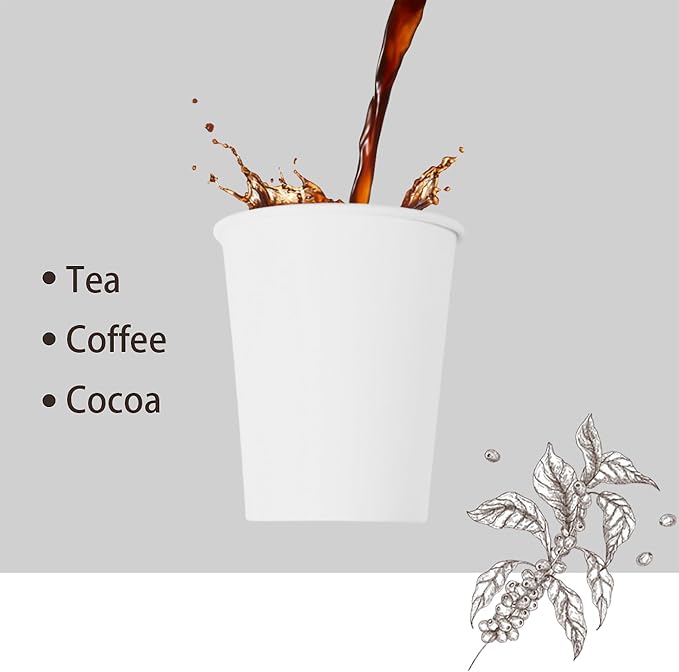 120-pack 9 oz white Paper Cups - Image 4