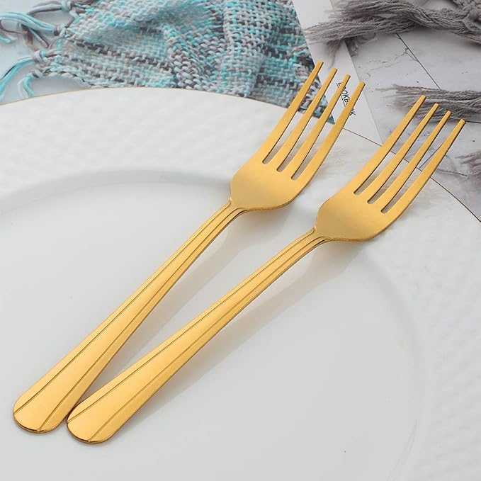12 Pieces Dinner Fork, Stainless Steel Silverware Forks, 7.1 Inches Metal Fork - Image 6