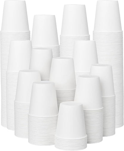 300 Pack 3 oz Bathroom Paper Cups | Small Coffee Cups, Disposable Mini by ECOEXTRA