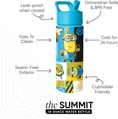 Simple Modern Minions Kids Water Bottle & Toddler Cup | 18oz | Insulated - Image 2
