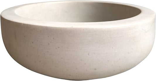 Minimalist Concrete Bowl, Heavy Modern Bowl, Catch All Dish, Large Cement Bowl, Contemporary Bowl, Centerpiece Decor, Decorative Bowl (11.5")