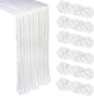 6 Pack White Cheesecloth Table Runner 10Ft Gauze Cheese Cloth Table Runner by Heneger