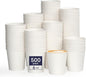 LITOPAK 500 Count 6 oz Paper Cups, Small Disposable Coffee Cups | Bulk by LITOPAK