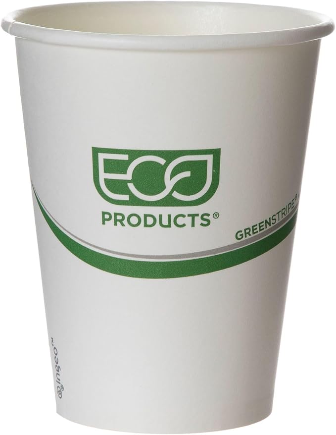 ECO PRODUCTS GreenStripe Disposable Paper Hot Cups, 12 oz - Image 12